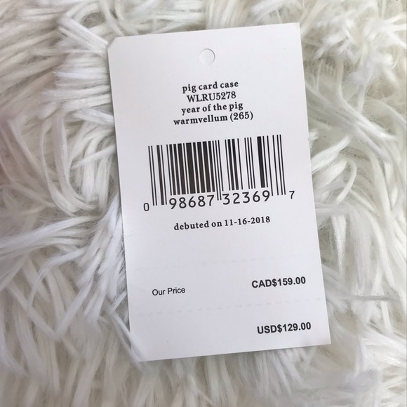 Kate Spade Year of the Pig Mini wallet card holder - Picture 8 of 8